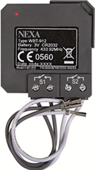 Image du produit Nexa WBT-912 émetteur de maison intelligente Wired & Wireless Wall-mounted
