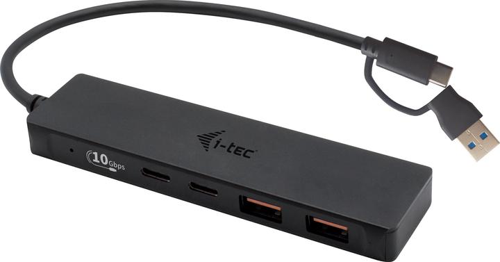 i-tec USB-C Metal Hub (USB-C, 4 Ports)