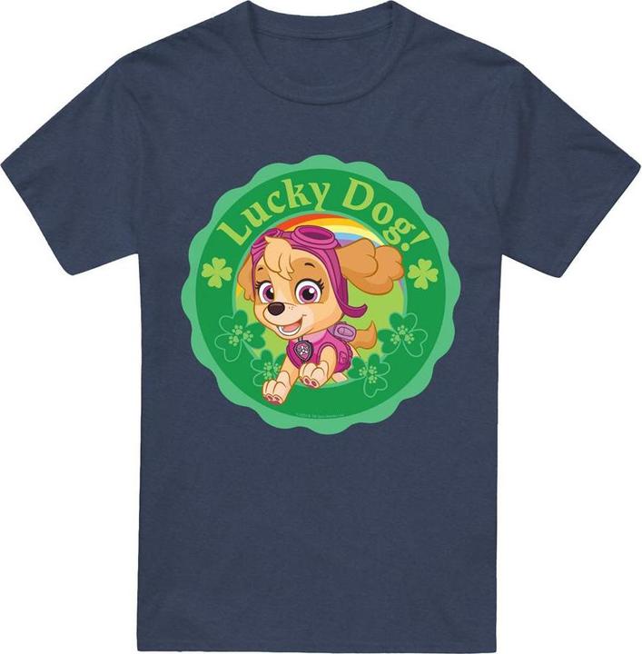 Paw Patrol Lucky Dog TShirt St PatricksTag (S)