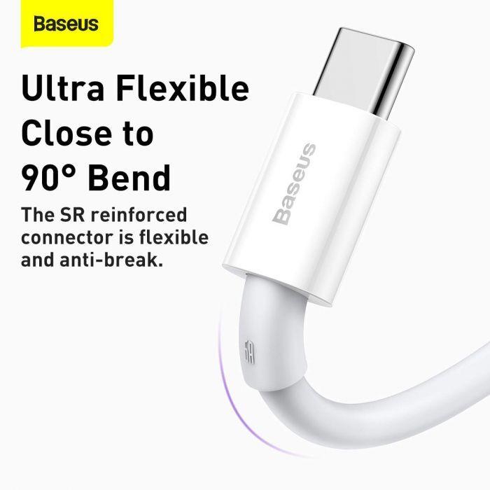 Actual product image Baseus USB A – USB C (1 m, USB 2.0, 66 W)