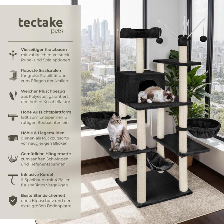 Actual product image tectake Lilou (165 cm, Black)