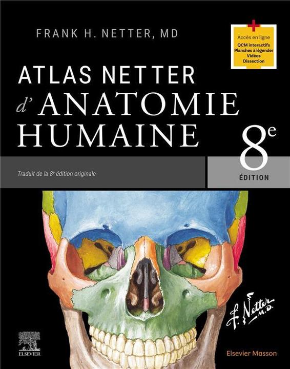 Actual product image Atlas Netter d'anatomie humaine (French, Nice Frank Henry, 2023)