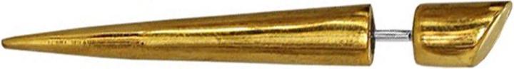 Produktbild Star Piercing Fake Expander vergoldet schräg (Messing)