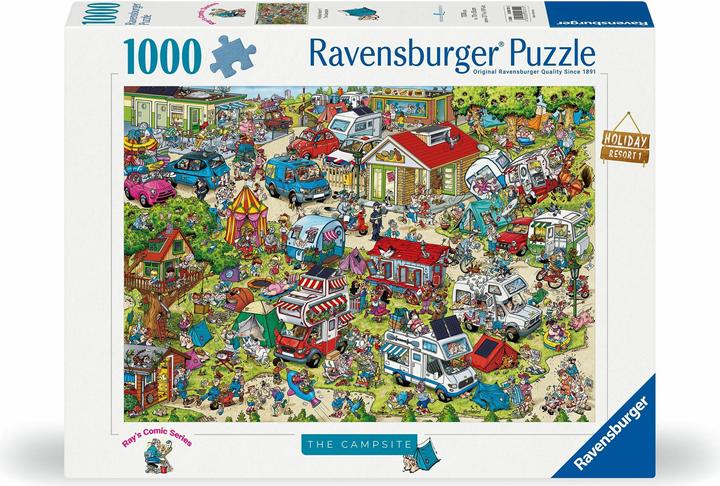 Actual product image Ravensburger The Campsite (1000 pieces)