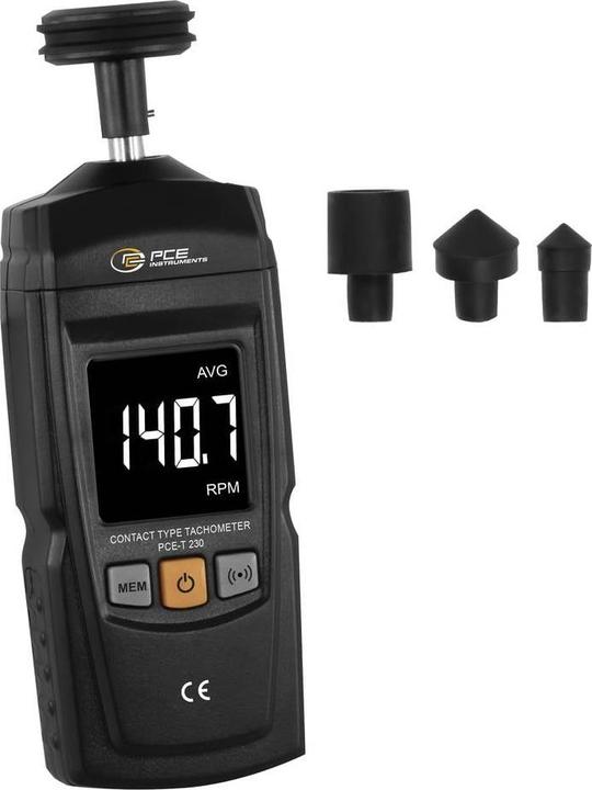 Actual product image PCE Instruments PCE-T 230 Handtachometer 9999 U/min (max)