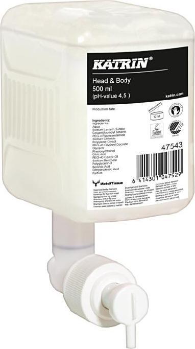 Image du produit Katrin Savon de lavage pour les mains 500 ml (Savon liquide, 500 ml)