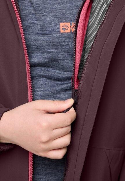 Actual product image Jack Wolfskin Kid's Iceland 3-in-1 Jacket (104)