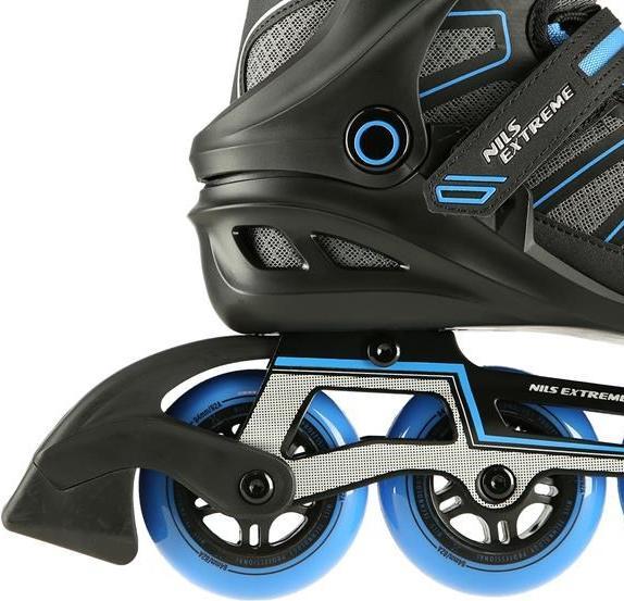 Produktbild Nils Rollschuhe NA14217 Schwarz-Blau GRÖSSE 42 INLINE-SKATES EXTREME (42)
