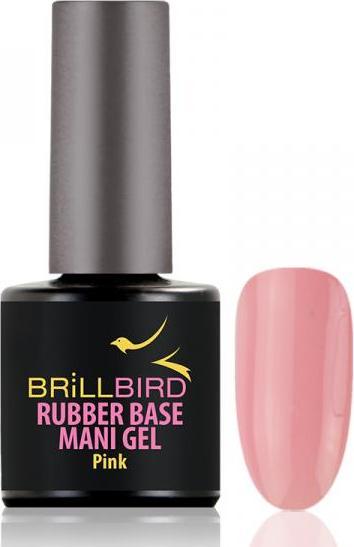Image du produit BrillBird Gel Rubber Base&Coral #1 rose 8ml (#1 Rose, Vernis semi-permanent)