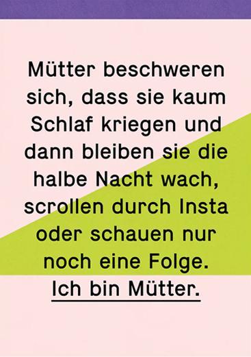 Produktbild Kleine Prints Postkarte Mütter