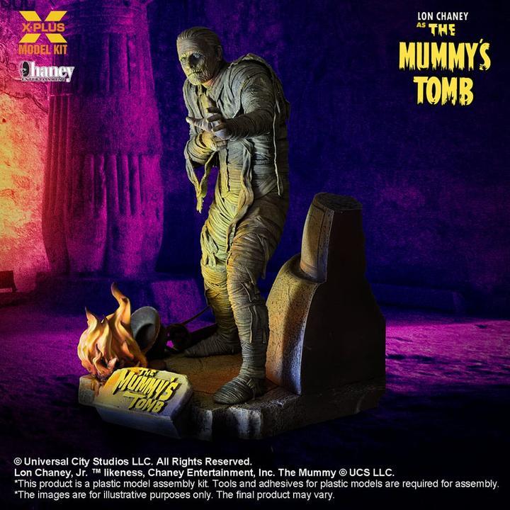 Immagine prodotto X-Plus La Tomba della Mummia Kit di modellini in plastica 1/8 Lon Chaney Jr. come Mummia 23 cm