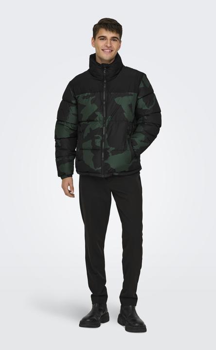 Actual product image Only & Sons Stand-up collar Elasticated cuffs Jacket Down jacket (L)