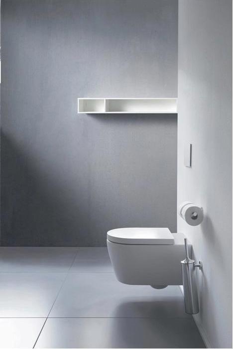 Actual product image Duravit Brush set STARCK T wall-hung chrome