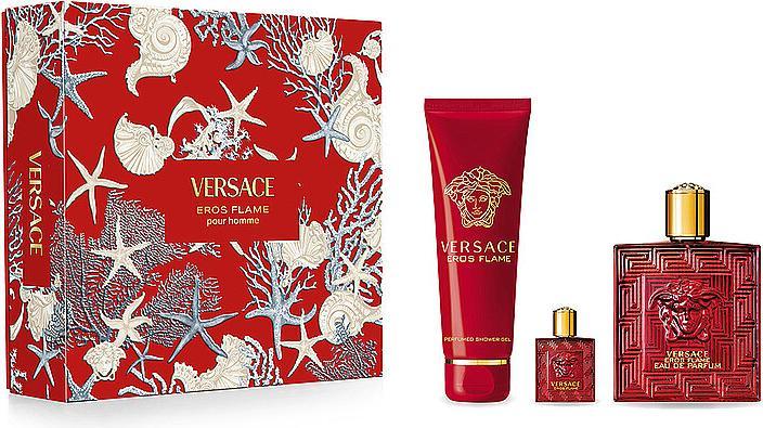Produktbild Versace Geschenkset Eros Flame pour Homme Set /100ml /5ml (Gesichtspflege set)