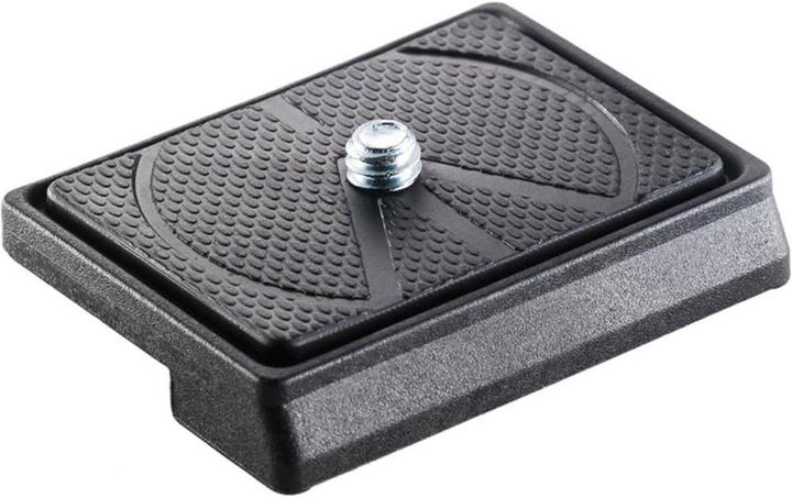 Manfrotto Schnellspannplatte Light 1 / 4 + 3 / 8 kompatibel mit allen RC2 Köpfen (Stativ Schnellwechselplatte)