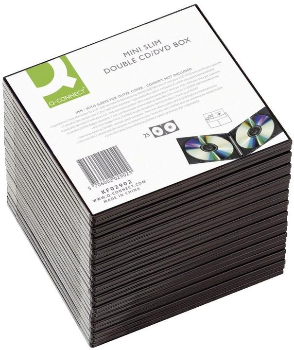 Produktbild Q-Connect CD/DVD Hüllen Jewel-Case