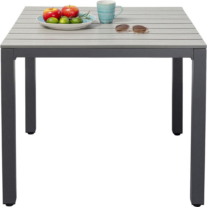 Actual product image Kare Design Tisch Sorrento Grau 80x80cm