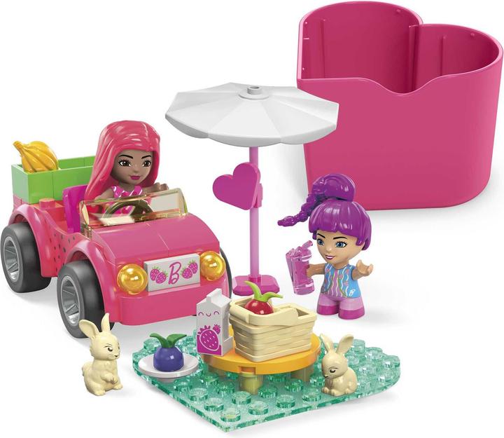Actual product image Mega Construx Barbie Color Reveal Convertible Road Trip
