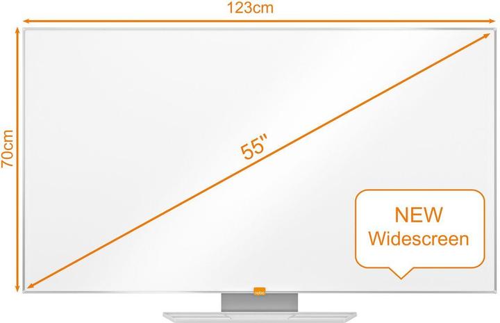 Actual product image Nobo Whiteboard Widescreen Impression Pro Enamel (122 x 69 cm)