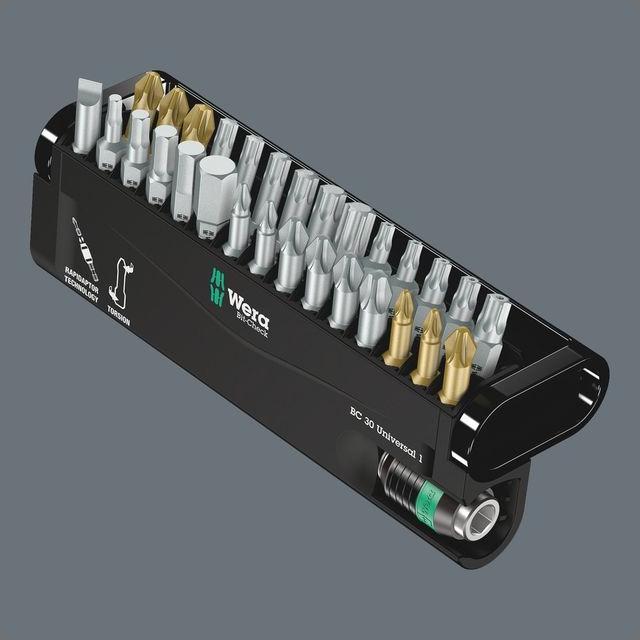 Productafbeelding Wera Bit-Check 30 Universeel 1 (6, 8, 10, 15, 20, 25, 30, 40, 3/4", 5/16", 1/4", 3/8")