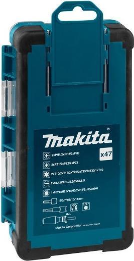 Actual product image Makita Ratchets and Bit set (Hexagon socket TX M10, Hexagon socket TX M15, Hexagon socket TX M20, Hexagon socket TX M30, Cross Phillips PH M1, Cross Phillips PH M2, Cross Pozidriv PZ M1, Cross Pozidriv PZ M2, Cross Phillips PH M3, Hexagon socket TX M40)