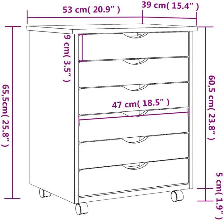 Produktbild VidaXL Shelomo