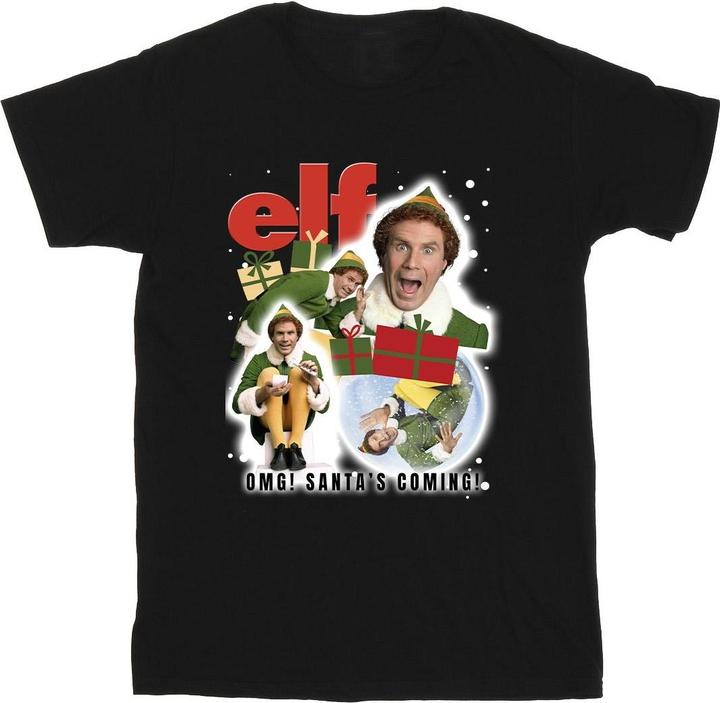Immagine prodotto Elf Buddy Collage Maglietta Ragazze (152, 158)