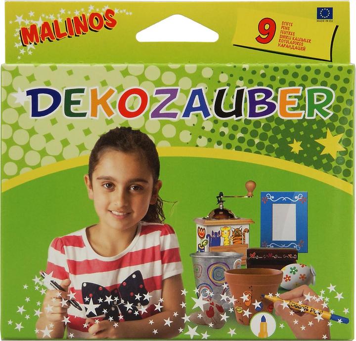 Malinos Decorative pens magic (Multicoloured, 9 x)