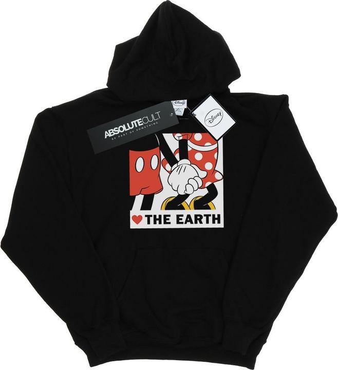 Immagine prodotto Disney Mickey Mouse Heart The Earth Felpa con Cappuccio Uomo (M)