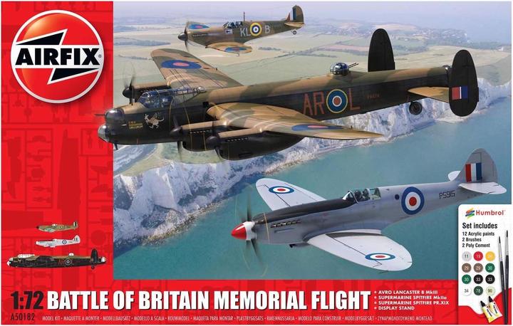 Actual product image Airfix Kit Set Avro Lancaster B & 2 Spitfire 1:72