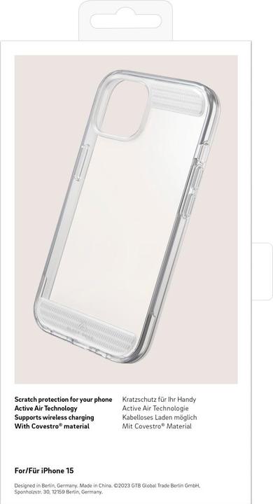 Actual product image Black Rock Air Robust (Apple iPhone 15)