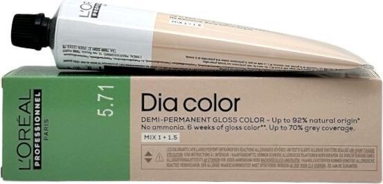 Produktbild L'Oréal Paris Loreal DIA Color 5,71 Hellbraun Matt Asch 60 ml (5.71 Hellbraun Matt Asch)