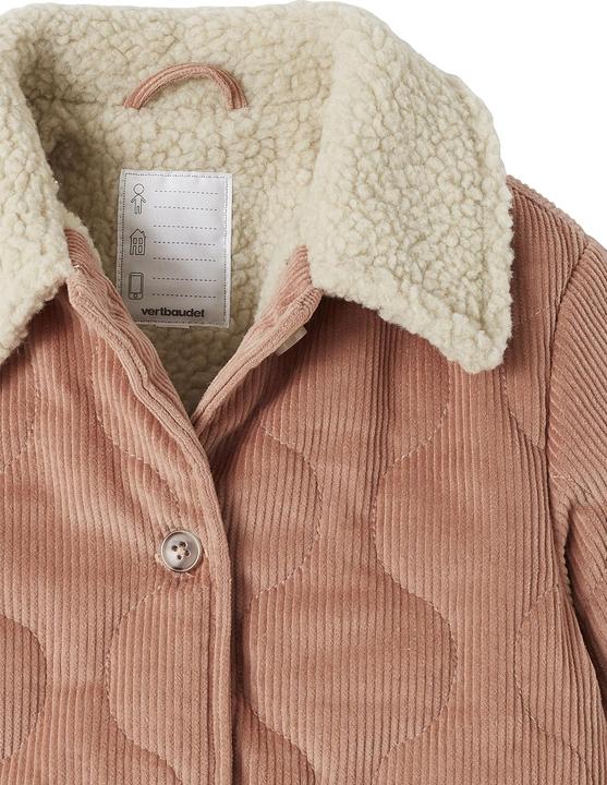 Image du produit Vertbaudet Veste en velours côtelé fille avec doublure polaire (140)
