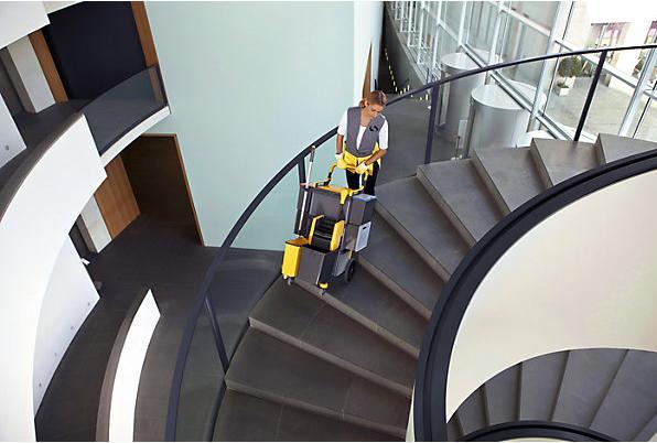 Image du produit Vermop Chariot d'entretien SHOPSTER TREPPE SPRINT, L x l x h 830 x 700 x 1000 mm, avec (1 pcs)