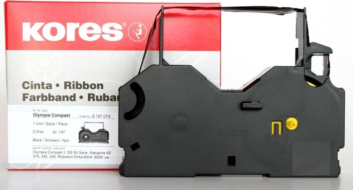 Produktbild Kores Farbband fr Olympia Compact, Carbon, schwarz