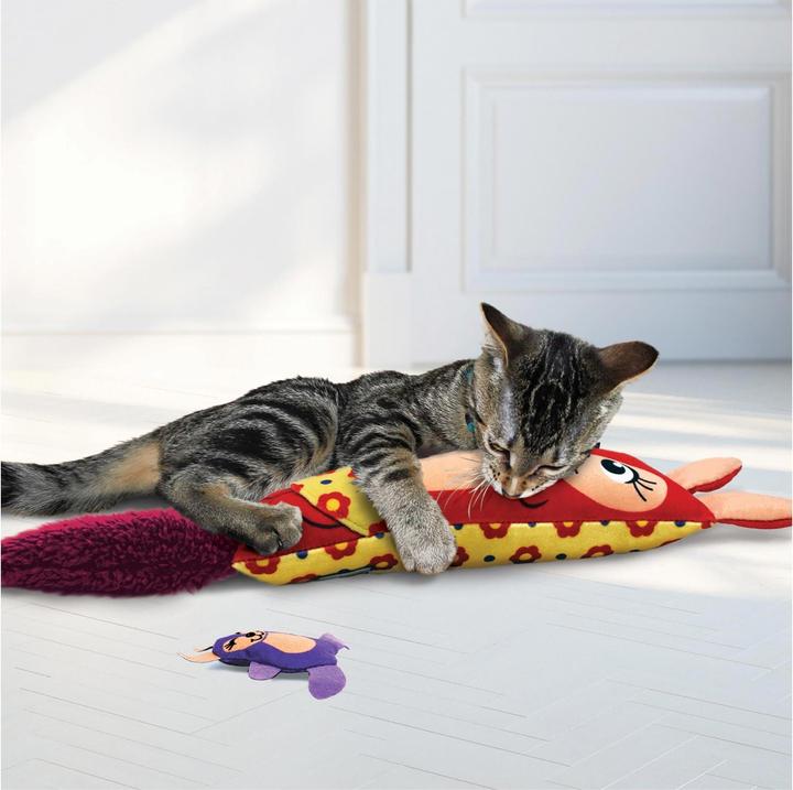 Immagine prodotto KONG Giocattolo per gatti Kickeroo Kangaroo 40 cm (Gatto di peluche)