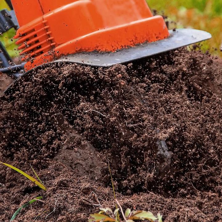 Actual product image Wiltec Electric Garden Tiller 1500W 400rpm Cultivator Rotavator, 220mm Working Depth