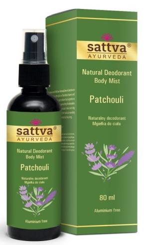 Image du produit Sattva Ayurveda Sattva Natural Déodorant Brume Corporelle Déodorant Naturel au Patchouli 80Ml (Spray, 80 ml)