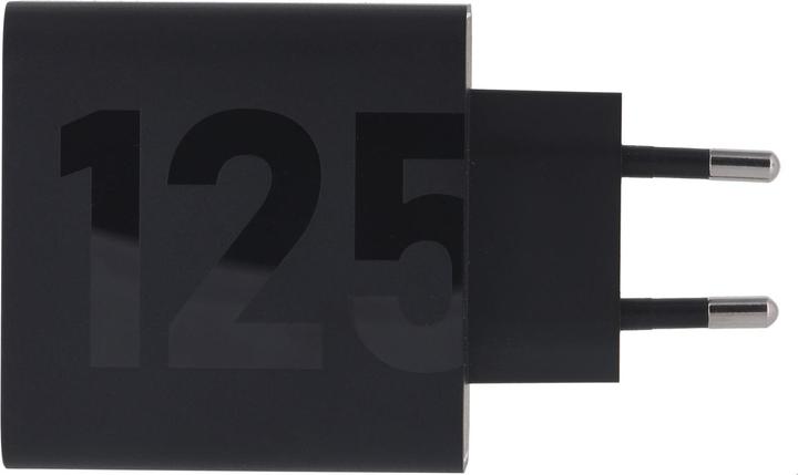 Image du produit Motorola Chargeur mural TurboPower 125W GaN USB-A w/ 1m USB-C Black (125 W)