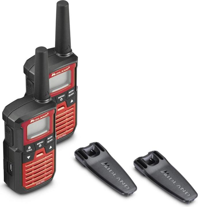 Image du produit Midland XT10 PRO - Portofoonset - Talkie-Walkie - PMR446 - Set van 2 stuks - C1459 (4 km)