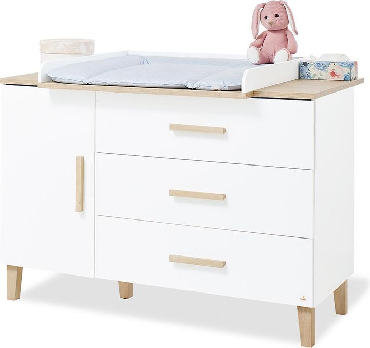 Actual product image Pinolino Kinderzimmer-Set 'Lumi' extrabreit gross, 3-tlg. (Children's wardrobes)