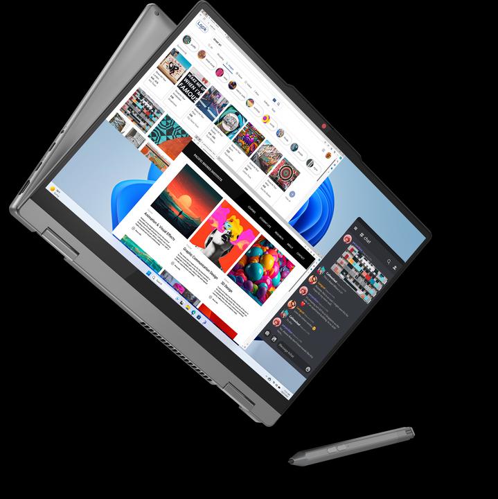 Actual product image Lenovo IdeaPad 5 2-in-1 14AHP9 (14", AMD Ryzen 7 8845HS, 16 GB, 512 GB, DE)
