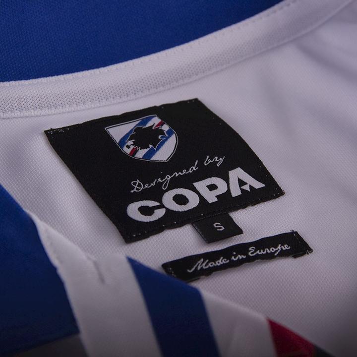 Actual product image Copa Football U. C. Sampdoria 1991 - 92 Away Retro Jersey (L)