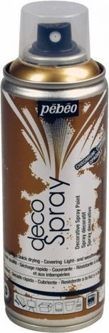 Pebeo Decospray Chrom Acrylfarben (Chrom Gold, 200 ml)