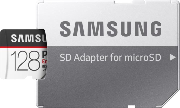 Actual product image Samsung Pro Endurance microSD UHS-I (128 GB, microSDXC, U3, UHS-I)