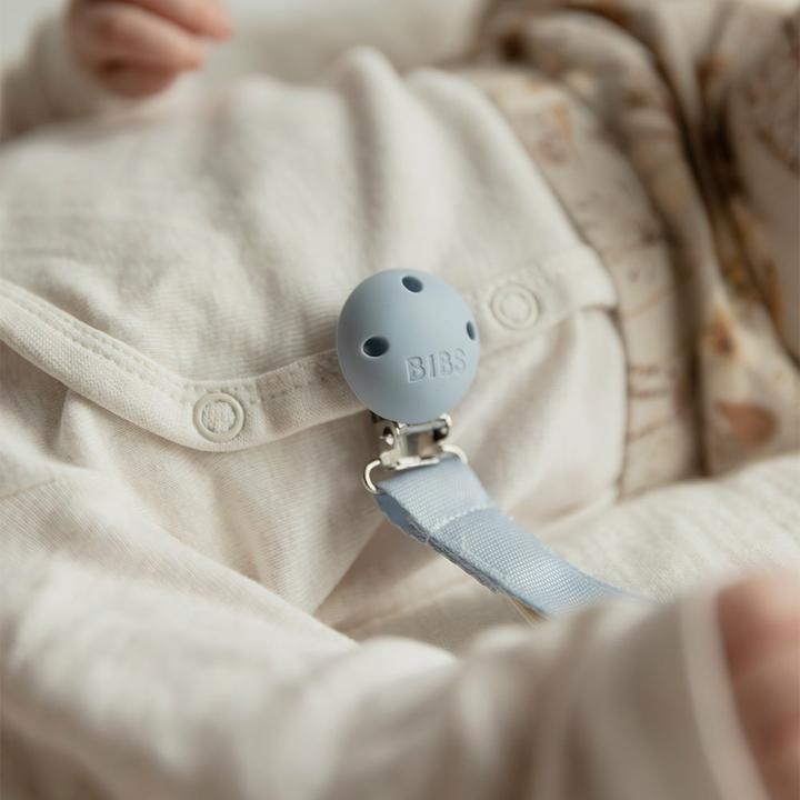 Actual product image Bibs Pacifier Clip Ribbon Sage (1 x, from birth)