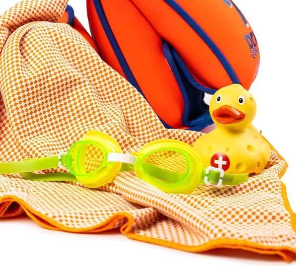 Produktbild Tembo Bambus Reisehandtuch mit Aktivkohlefasern Orange L