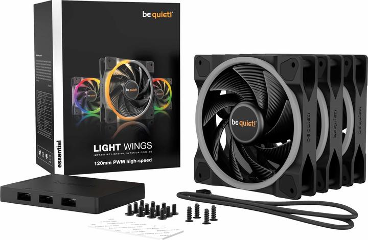 Produktbild be quiet! Light Wings High Speed (120 mm, 3 x)