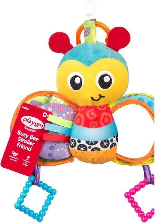 Playgro Peluche à suspendre Busy Bee Stroller Friend, 187229