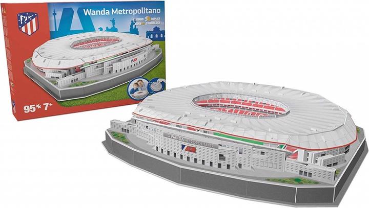 Puzzle 3D du stade Wanda Metropolitano de l'Atlético Madrid (95 pièces)